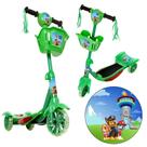 Patinete Para Crianças Patrulha Canina Scooter 3 Rodas