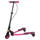 Patinete Radical Frog New Alumínio Dobrável Rosa DM Toys