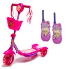 Patinete Rosa Com Cestinha Suporta 35kg Belinda E Radinho