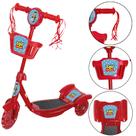 Patinete Toy Story 3 Rodas Led Infantil Regulavel Vermelho Patinete Toy Story 3 Rodas Led Infantil Regulavel Vermelho