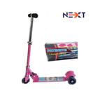 Patinete Unicórnio Infantil 3 Rodas Com LED Base Dobrável E Guidão De Altura Ajustável Até 40kg