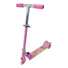 Patinete veloz 3 rodas com Luz Art Brink Rosa