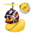 Patinho Jack da Zueira (Com Led) - Pato de Borracha Decora Bike Moto