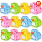 Patinhos de Borracha Pixelados ArtCreativity (5,7cm) - Pacote com 12