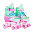 Patins 4 rodas c/ regulagem sereia 37-40