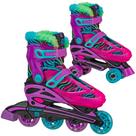 Patins Ajustáveis Roller Derby Falcon Kids 2 em 1 Combo