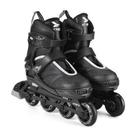 Patins atrio preto/cinza inline regulavel tamanho 33-36 m
