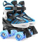 Patins ECOO para meninas e meninos de 4 a 12 anos com rodas iluminadas