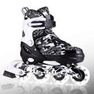 Patins em linha Kuxuan ajustáveis para crianças e jovens Camo