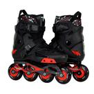 Patins Freestyle Traxart Revolt Preto com Rodas Pretas - 80mm ABEC-9