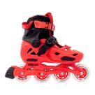 Patins Hd Inline Infantil - Zippy - Shock Red Cor:VermelhoTamanho dos patins:34/38