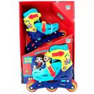 Patins Inline 2 em 1 Luccas Neto Ajustável - Tam. 31- 34 - BR1816 - Multikids
