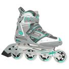 Patins Inline Feminino Roller Derby AERIO Q-60 Menta Tamanho 8 EUA