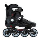 Patins Inline Iniciante Roller Freestyle Urban Traxart Dynamix Preto Feminino Masculino
