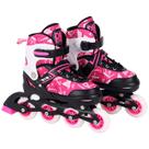 Patins inline Radical rosa ajustável tamanho 38-41 G 80 kg
