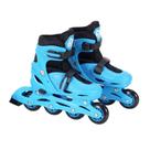 Patins KIT Inline Ajustável Azul Tamanho 38-41 Patins KIT Inline Ajustável Azul Tamanho 38-41