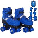 Patins Roller 4 rodas Infantil Quad Rosa Azul Tamanho Ajustável + KIT PROTEÇÃO! Patins Roller 4 rodas Infantil Quad Rosa Azul Tamanho Ajustável + KIT PROTEÇÃO!