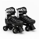 Patins Roller 4 rodas Infantil Quad Rosa Azul Tamanho Ajustável