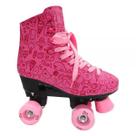 Patins Roller Estilo New Rosa - DM Toys