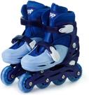 Patins Roller In Line Ajustável Zippy Toys PL19AP Azul Tam 30-33