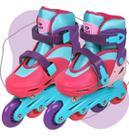 Patins Roller Infantil 3 Em 1 Tri-line Quadri-line Candy (P) (29-32) - BEL