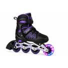 Patins Roller inLine Varias Cores Tamanho Ajustável 28 - 32 / 33-36 / 37-40 + Led
