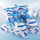 Patins Roller Reto De 4 Rodas Infantil Meninos Com Led Patins Inline Meninas