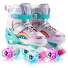 Patins SHDSL Girls, tamanho 4, ajustáveis, roxos