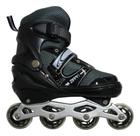 Patins sports cinza/preto 38-42 pla2239 zippy
