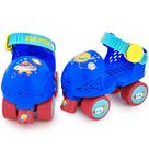 Patins SULIFEEL Kids Quad ajustáveis para 2 a 5 anos