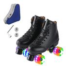 Patins Ugboiu Black Derby para homens e mulheres