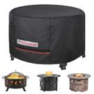 Patio Fire Pit Cover Porch Shield impermeável de 50 polegadas redondo Patio Fire Pit Cover Porch Shield impermeável de 50 polegadas redondo