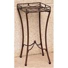 Patio Plant Stand International Caravan Santa Fe Iron Black
