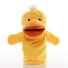 Pato Fantoche Pelúcia De Mão Teatro Infantil Animais 25cm