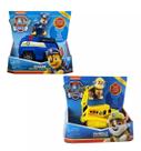 Patrulha Canina Chase + Rubble Com Veiculo Sunny