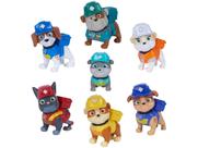 Patrulha canina - set figuras rubble e crew