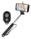 Pau de Selfie Retrátil para Fotos e Vídeos com Controle Bluetooth de Distância Pau de Selfie Retrátil para Fotos e Vídeos com Controle Bluetooth de Distância