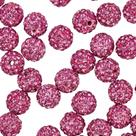 Pavimento de strass fúcsia Craft Beads PH PandaHall de 10 mm Pavimento de strass fúcsia Craft Beads PH PandaHall de 10 mm