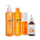 Payot Vitamina C Sab 220ml + Sérum Antissinais 30ml + Sérum 15% Face e Olhos 30ml + Tonico 220ml
