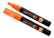 PC-1M Caneta Posca Laranja Ponta Cônica 0.7mm