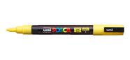PC-3M Caneta POSCA Amarelo Ponta Cônica 0.9 a 1.3mm