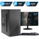 Pc Barato Completo Core I5 4590, 8GB Ram, SSD 240GB, Monitor 17