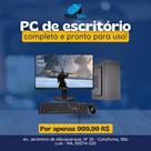 PC COMPLETO MONTADO Intel Core i3 - 4GB RAM - HD 1TB - Monitor LED 20" - Pronto para uso!