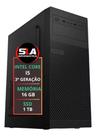 Pc Computador Cpu Intel Core I5 16gb De Memória + Ssd 1tb Pc Computador Cpu Intel Core I5 16gb De Memória + Ssd 1tb