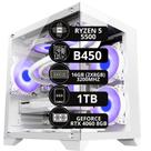 PC Computador Gamer Opt Ryzen 5 5500 16gb Ssd 1tb Rtx 4060 8gb