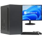 Pc Cpu Desktop Completo Intel I5 6ª Geração 8GB Ram SSD 240 Monitor 19 + Kit USB