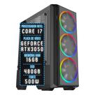 PC Gamer 3green Join Intel Core i7 16GB RAM Placa de vídeo Geforce RTX 3050 8GB SSD 480GB Fonte 500W 3GJ-072