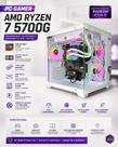 Pc Gamer AMD Ryzen 7 5700g A520 32gb Ddr4 Ssd 1tb Aquario Branco