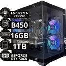 Pc Gamer Amd Ryzen 7 5700x 16gb Rtx 5060 8gb Ssd Nvme 1tb