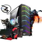 Pc Gamer Barato Cpu Desktop i7 Xeon 16gb ram ssd 240gb placa de vídeo 4gb + monitor + combo